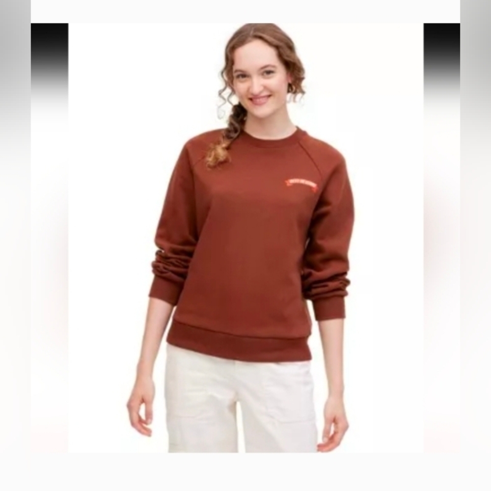 The Cuddle Collab Women's "best In Show" Crewneck Sweatshirt Brown